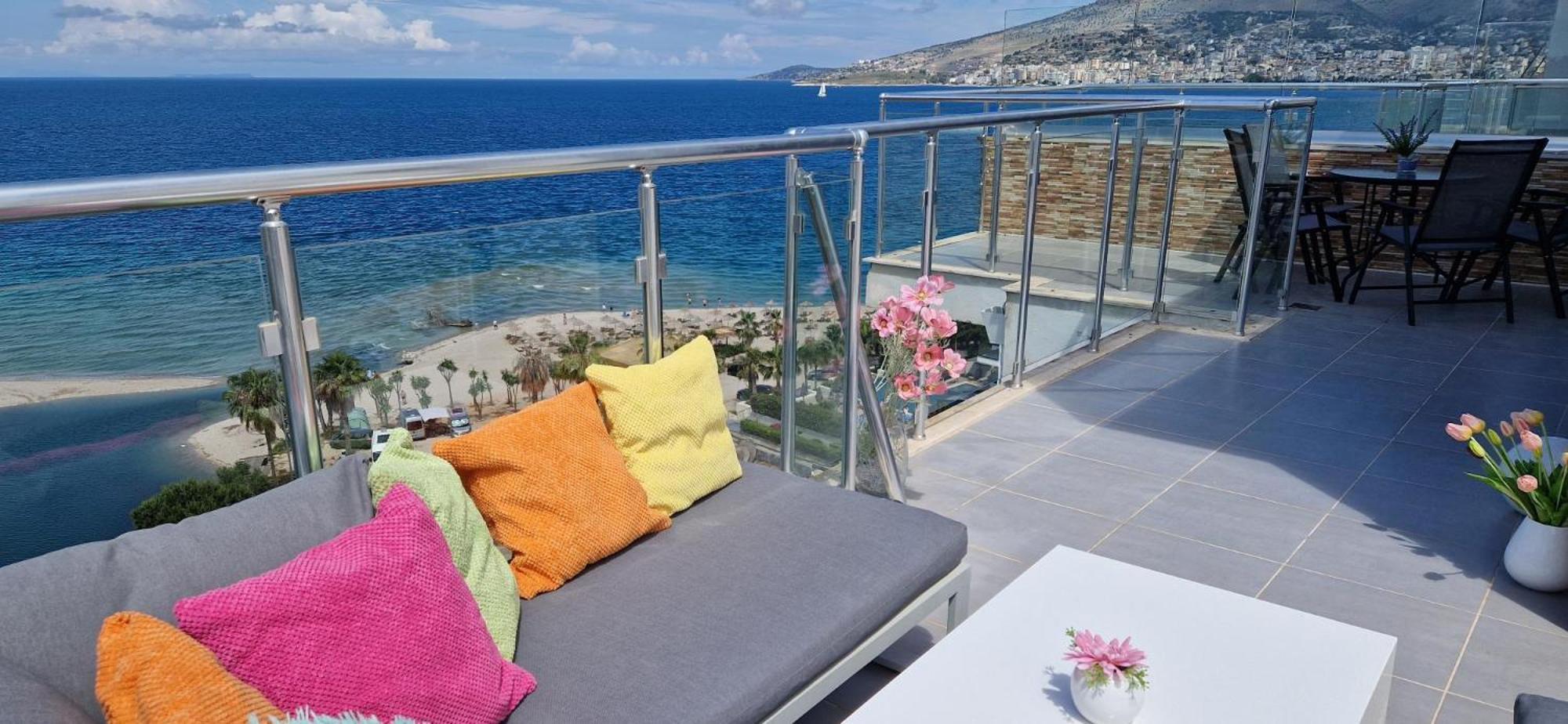 Sadet'S Penthouse Saranda Apartment Exterior photo